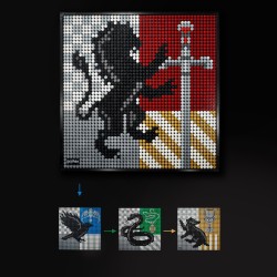 LEGO ART Harry Potter Hogwarts Crests