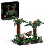 LEGO Star Wars Diorama Inseguimento con lo speeder su Endor 75353