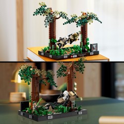 LEGO Star Wars Diorama Inseguimento con lo speeder su Endor 75353