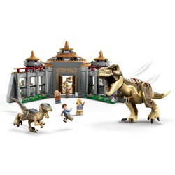 LEGO Jurassic World Centro visitatori  l’attacco del T. rex e del Raptor