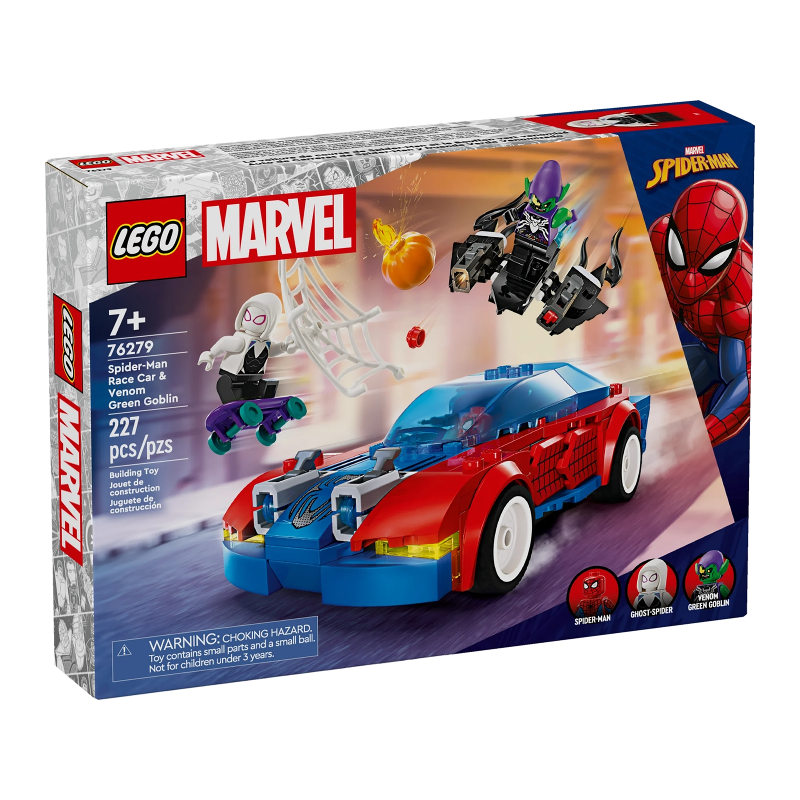 LEGO Auto da corsa di Spider-Man e Venom Goblin