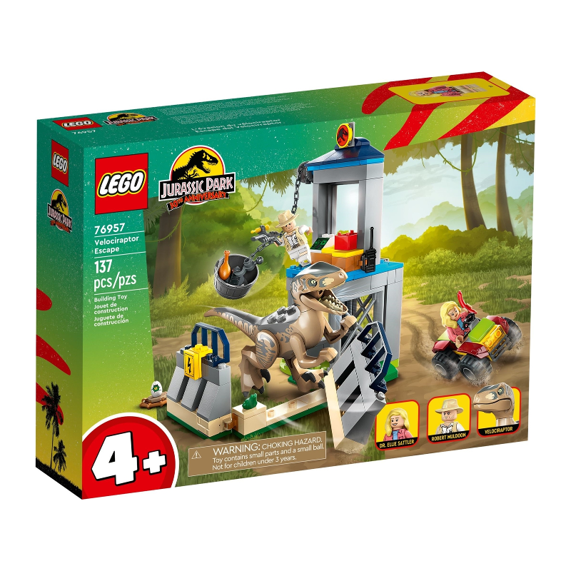 LEGO Jurassic World La fuga del Velociraptor