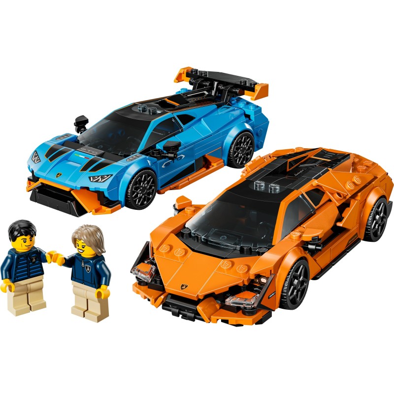 LEGO Lamborghini Revuelto e Huracán STO