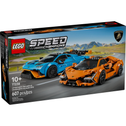 LEGO Lamborghini Revuelto e Huracán STO