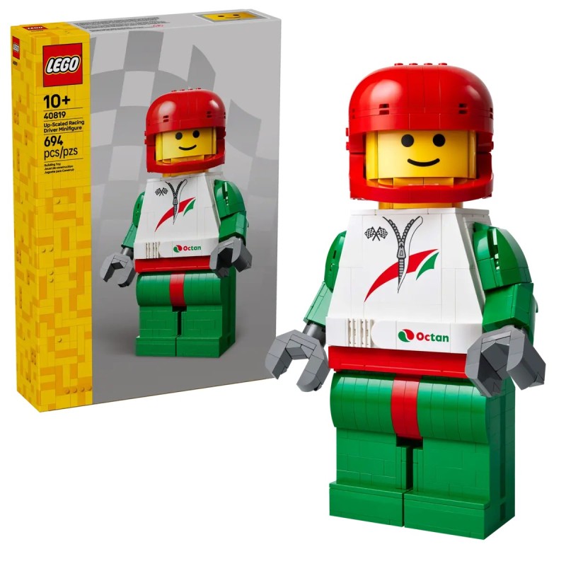 LEGO Minifigures Grande minifigure di pilota da corsa 40819