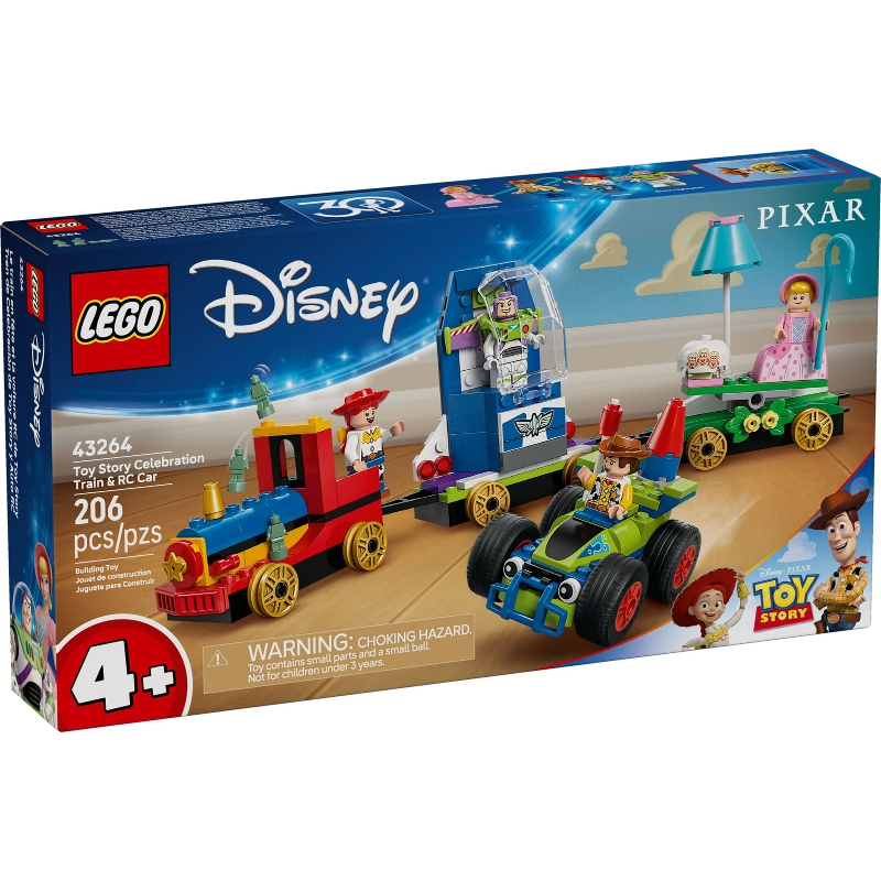 LEGO Disney Toy Story: Treno e Auto RC celebrativi