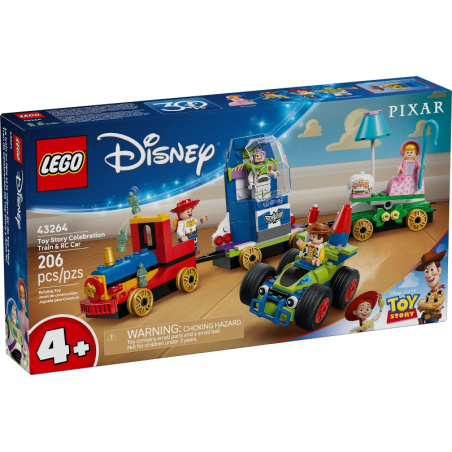 LEGO Disney Toy Story: Treno e Auto RC celebrativi