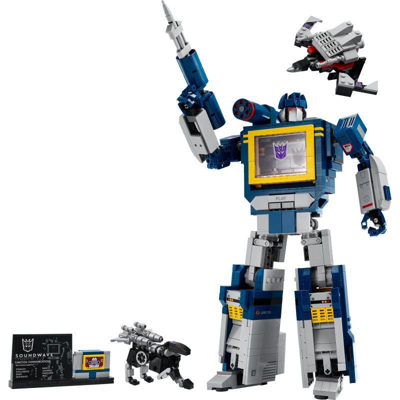 LEGO ICONS Transformers  Soundwave