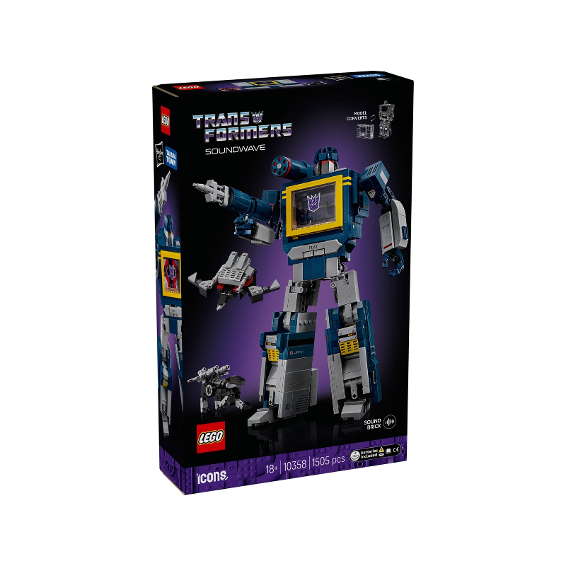 LEGO ICONS Transformers: Soundwave