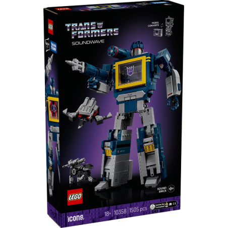 LEGO ICONS Transformers: Soundwave