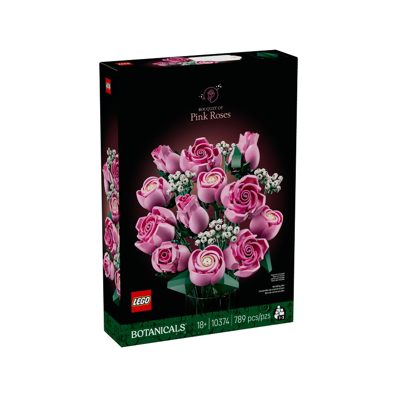 LEGO Botanicals Bouquet di rose rosa