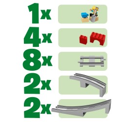 LEGO DUPLO Ponte e binari ferroviari