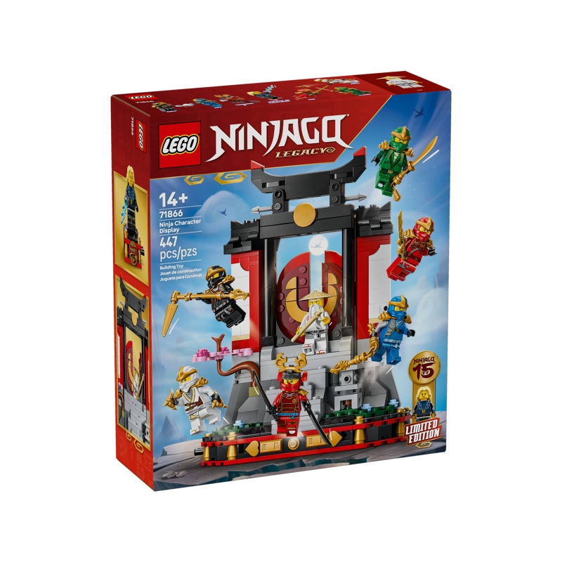 LEGO NINJAGO Display personaggi Ninja – 15° anniversario