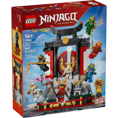 LEGO NINJAGO Display personaggi Ninja – 15° anniversario