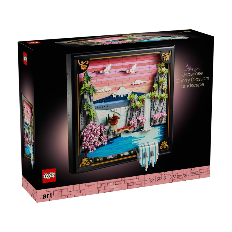 LEGO ART Paesaggio giapponese con ciliegi fioriti