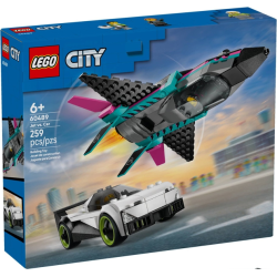 LEGO City Jet contro Auto sportiva