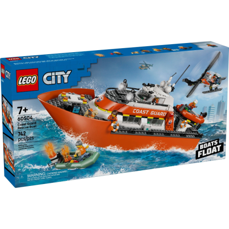 LEGO City Motoscafo di soccorso ed elicottero della Guardia Costiera