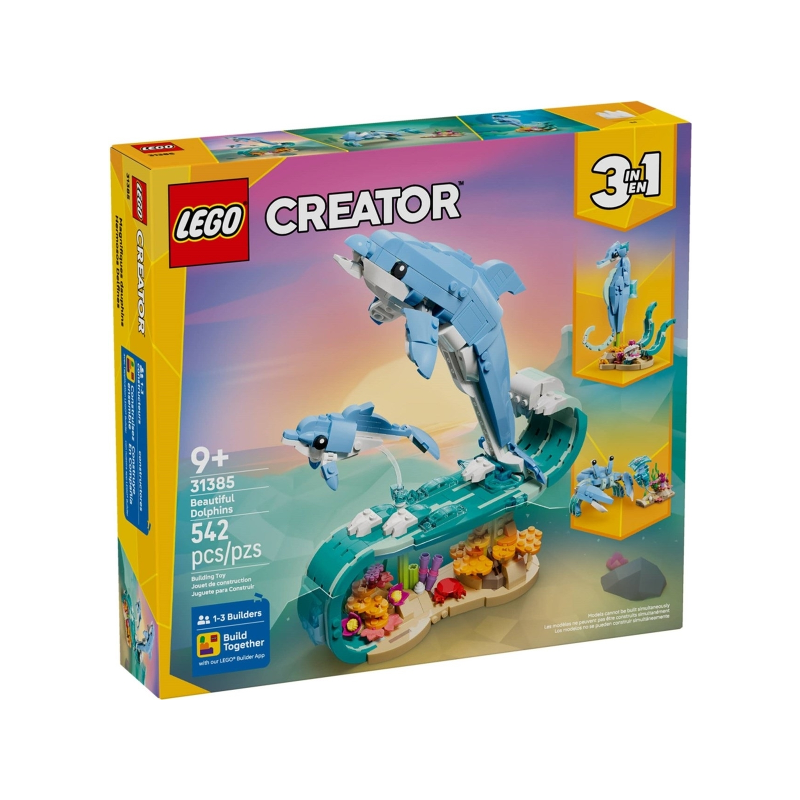 LEGO Creator Animali marini: meravigliosi delfini