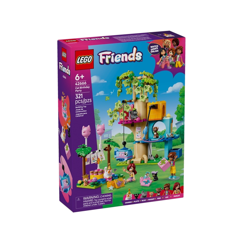 LEGO Friends Festa di compleanno felina e Casa sull’albero