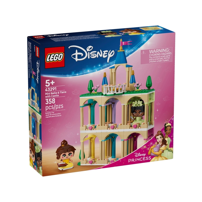 LEGO Disney Princess Mini-Belle e Mini-Tiana con Castello