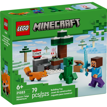 LEGO Minecraft Avventura di Steve nella taiga