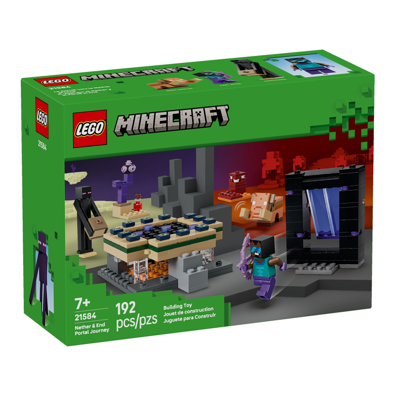 LEGO Minecraft Viaggio nel Portale del Nether e dell’End