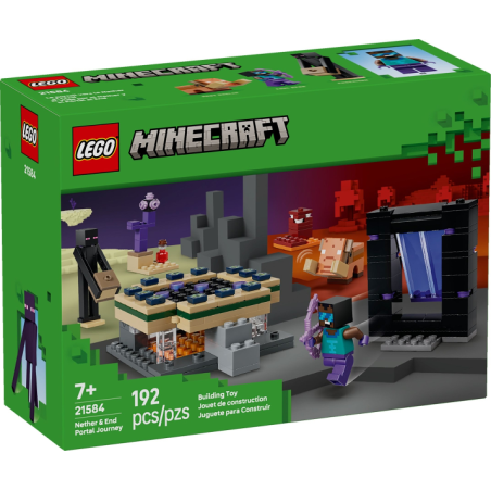 LEGO Minecraft Viaggio nel Portale del Nether e dell’End