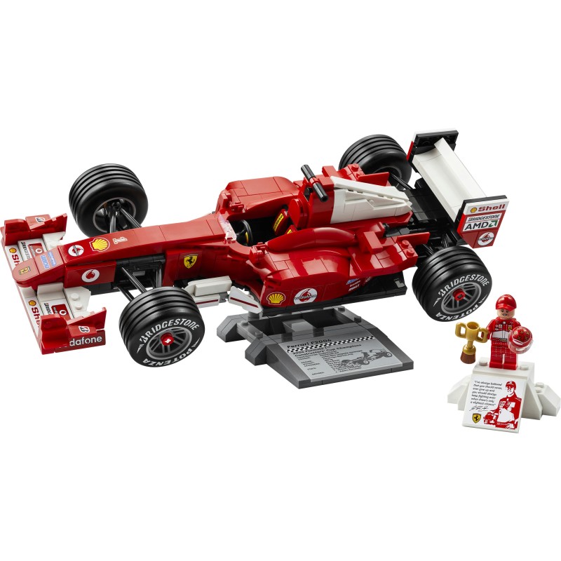 LEGO ICONS Ferrari F2004 e Michael Schumacher