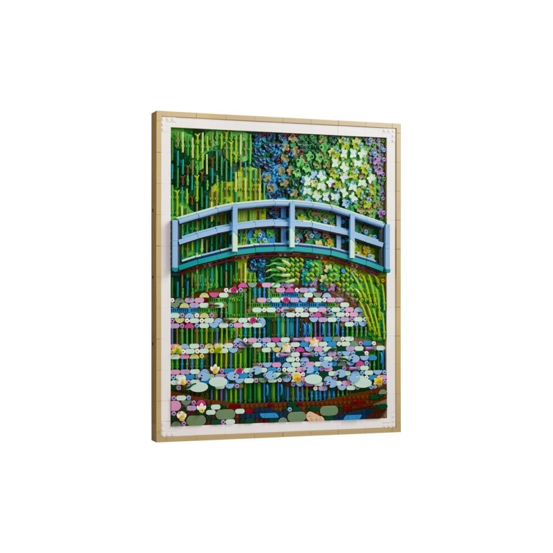 LEGO ART 31220 Claude Monet, Lo Stagno delle Ninfee, Decorazione da Parete per Casa, Regalo Adulti Fan dell'Impressionismo