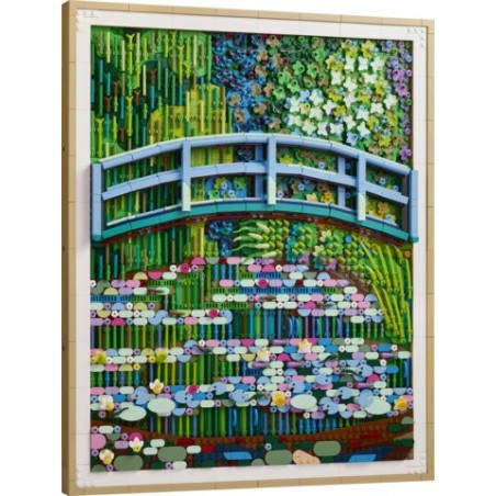 LEGO ART 31220 Claude Monet, Lo Stagno delle Ninfee, Decorazione da Parete per Casa, Regalo Adulti Fan dell'Impressionismo