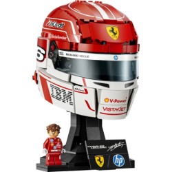 LEGO Editions 43014 Casco di Charles Leclerc Scuderia Ferrari HP con Minifigure F1 da Collezione, Regalo Ragazzi e Fan 14+