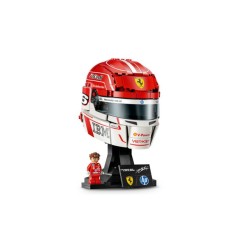 LEGO Editions 43014 Casco di Charles Leclerc Scuderia Ferrari HP con Minifigure F1 da Collezione, Regalo Ragazzi e Fan 14+
