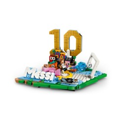 LEGO Editions 43011 Lionel Messi – Highlights Calcistici, Giocattolo 3D da Esposizione, Minifigure da Collezione, Regalo 10+