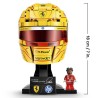 LEGO Editions 43022 Casco di Lewis Hamilton Scuderia Ferrari HP, con Minifigure F1 da Collezione, Regalo Ragazzi e Fan 14+