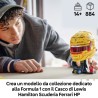 LEGO Editions 43022 Casco di Lewis Hamilton Scuderia Ferrari HP, con Minifigure F1 da Collezione, Regalo Ragazzi e Fan 14+