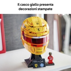 LEGO Editions 43022 Casco di Lewis Hamilton Scuderia Ferrari HP, con Minifigure F1 da Collezione, Regalo Ragazzi e Fan 14+