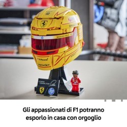 LEGO Editions 43022 Casco di Lewis Hamilton Scuderia Ferrari HP, con Minifigure F1 da Collezione, Regalo Ragazzi e Fan 14+