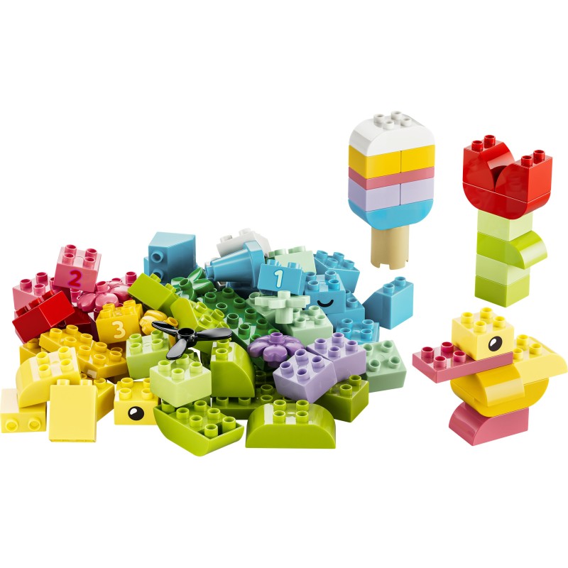LEGO DUPLO 10479 Scatola Creativa Colorata, Giochi Didattici per lo Sviluppo della Motricità Fine, Regalo Bambini da 1+ Anni