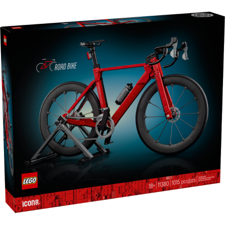 LEGO ICONS 11380 Bici da Corsa, Kit Modellismo per Adulti con