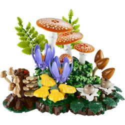 LEGO Botanicals 11505 Funghi del Bosco, Set di Piante Artificiali per Adulti, Decorazione per Casa, Idea Regalo Fai da Te