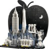LEGO Architecture 21066 New York City – La Grande Mela, Kit Modellismo da Adulti, Decorazione con Monumenti, Regalo Fai da te