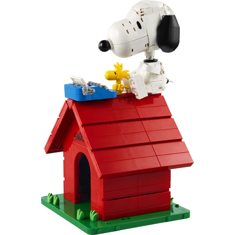 LEGO Ideas 21368 Peanuts  la Cuccia di Snoopy, Kit Modellismo da Esposizione per Adulti con Personaggi di Snoopy e Woodstock