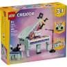 LEGO Creator 31392 3in1: Pianoforte Decorativo con Gatto, Giocattolo