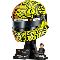 LEGO Editions 43023 Casco di Lando Norris McLaren Mastercard F1 Team, Gadget F1 con Minifigure da Collezione, Regalo da 14+