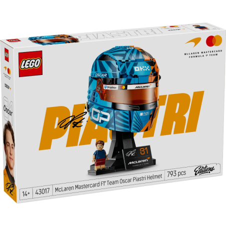 LEGO Editions 43017 Casco di Oscar Piastri McLaren Mastercard F1