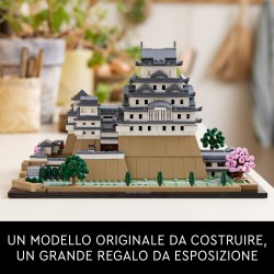 LEGO Architecture 21060 Castello di Himeji, Kit di Modellismo per Adulti, Collezione Monumenti, Albero Ciliegio in Fiore