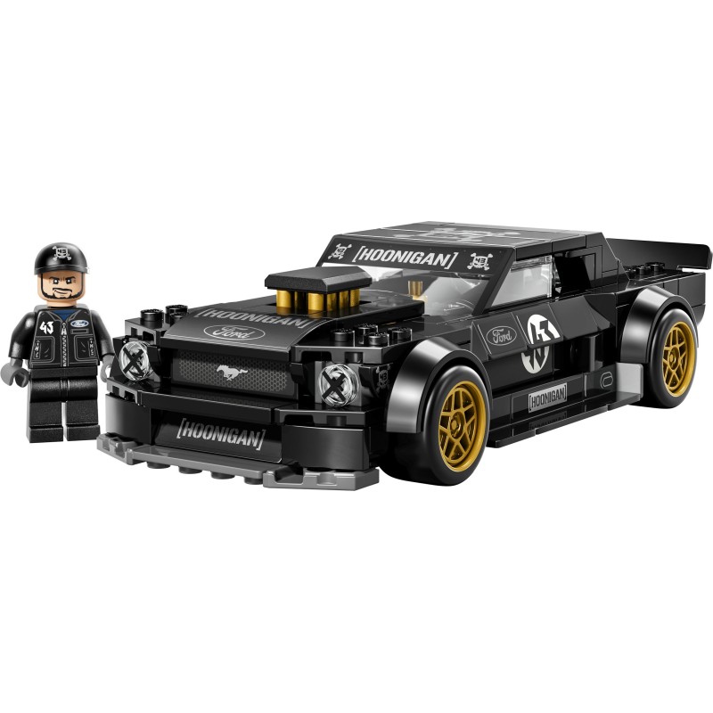 LEGO Speed Champions 77262 Ford Mustang ‘65 Hoonicorn V1 di Ken Block, Macchina Giocattolo con Minifigure, Regalo Bambini 9+