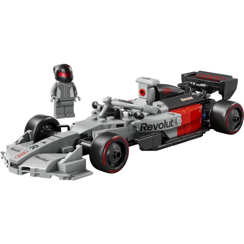 LEGO Speed Champions 77259 Auto da Corsa Audi Revolut F1 Team R26, Giocattolo, Minifigure da Collezione, Regalo Bambini 10+