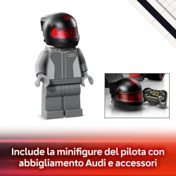 LEGO Speed Champions 77259 Auto da Corsa Audi Revolut F1 Team R26, Giocattolo, Minifigure da Collezione, Regalo Bambini 10+