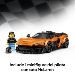 LEGO Speed Champions 77257 McLaren W1 Macchina Giocattolo con Minifigure da Collezione, Regalo di Compleanno Bambini da 9+